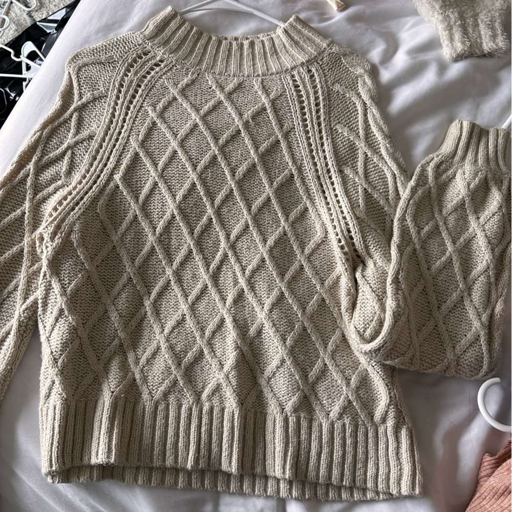 Tan sweater